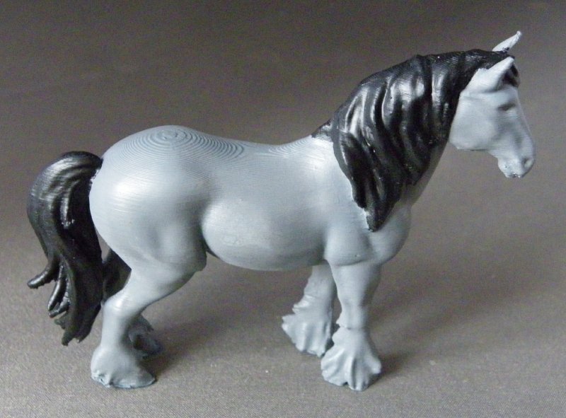 (image for) 3D Prints - Paard 2 - Geschilderd