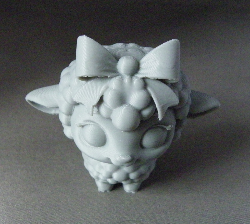 (image for) 3D Prints - Schaap met Strik 1 (Meerdere Kleuren Mogelijk)