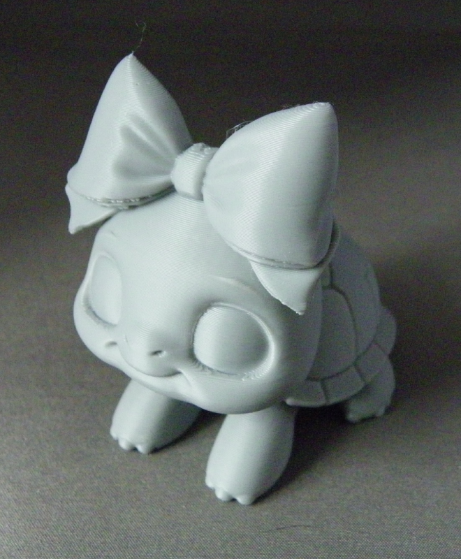 (image for) 3D Prints - Schildpad met Strik 1 (Meerdere Kleuren Mogelijk)