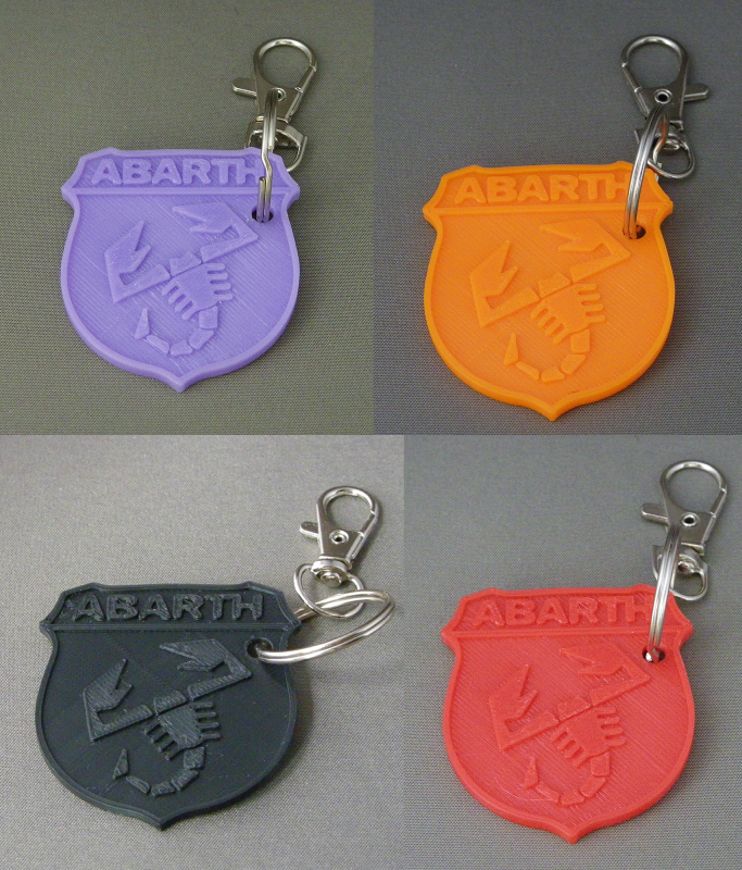 (image for) Abarth Sleutelhangers 1