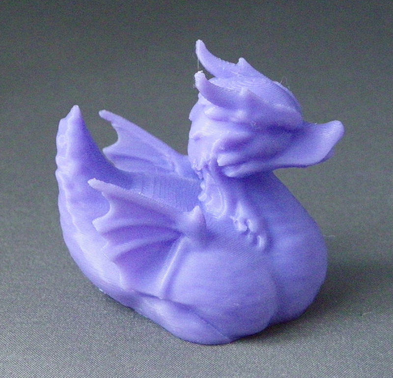 (image for) 3D Prints - Draak Badeend 1 - Paars (Purple)