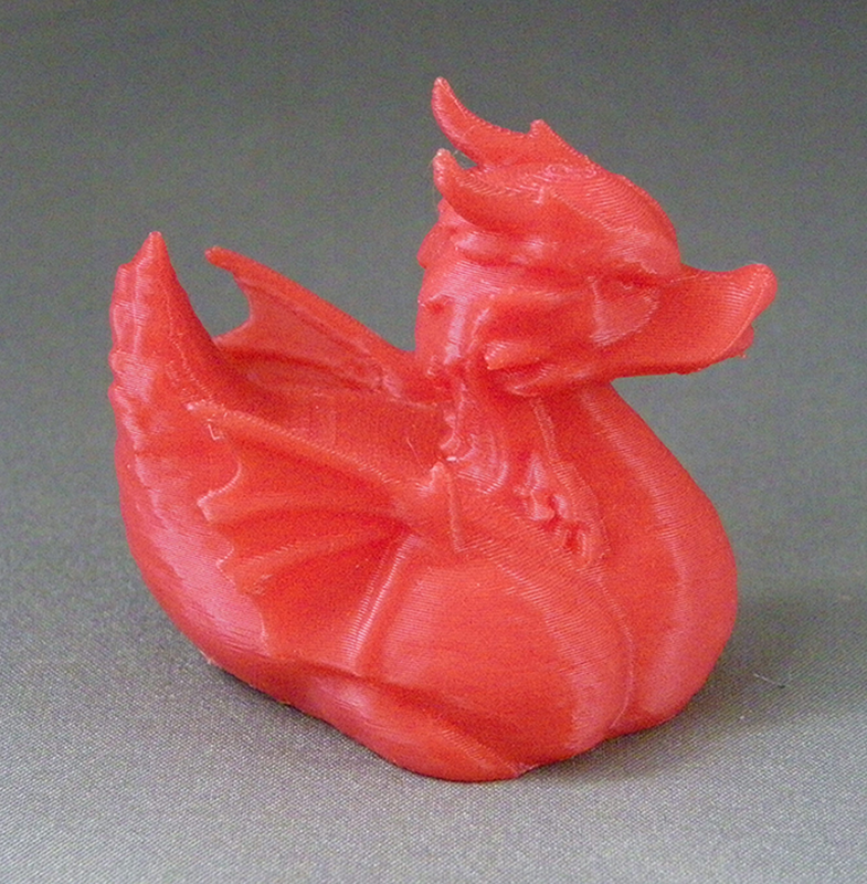 (image for) 3D Prints - Draak Badeend 1 - Rood (Red)