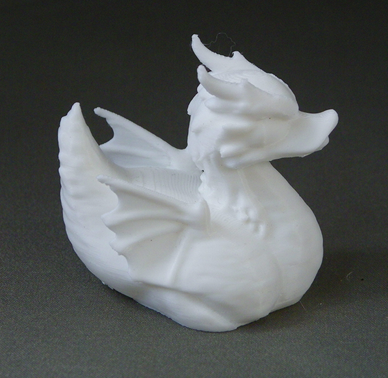 (image for) 3D Prints - Draak Badeend 1 - Wit (White)