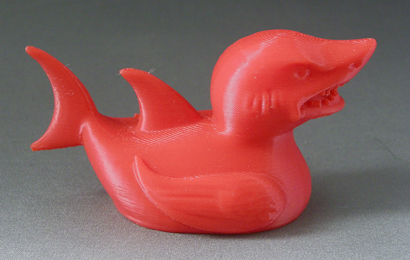 (image for) 3D Prints - Haai Badeend 1 - Rood (Red)