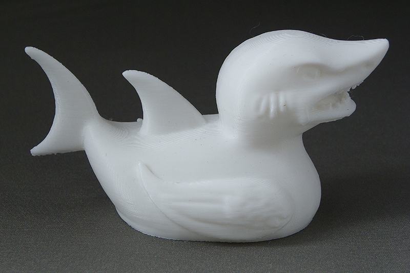 (image for) 3D Prints - Haai Badeend 1 - Wit (White)