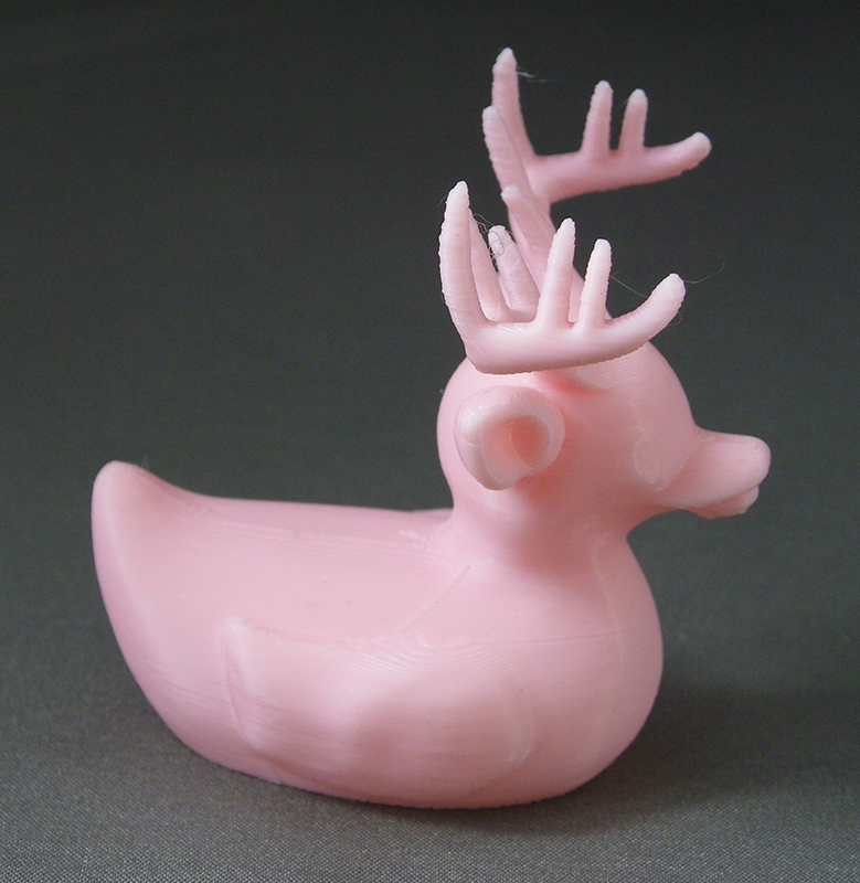 (image for) 3D Prints - Hert Badeend 1 - Kersenroze (Sakura Pink)