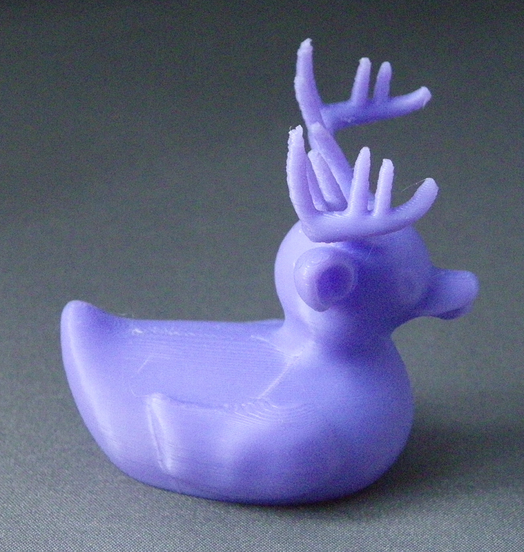 (image for) 3D Prints - Hert Badeend 1 - Paars (Purple)
