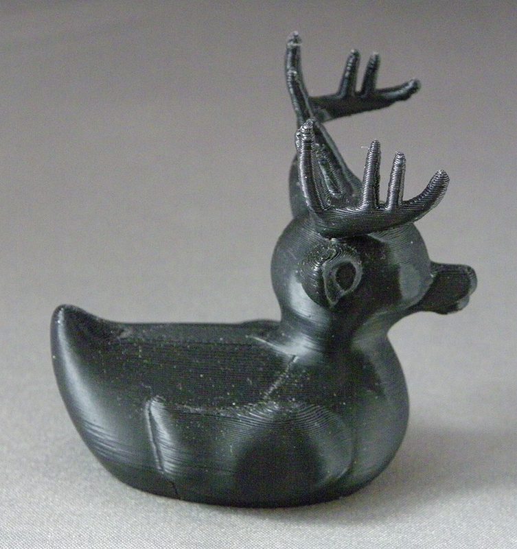 (image for) 3D Prints - Hert Badeend 1 - Zwart (Black)