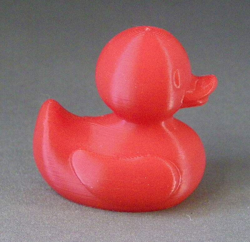 (image for) 3D Prints - Normale Badeend 1 - Rood (Red)