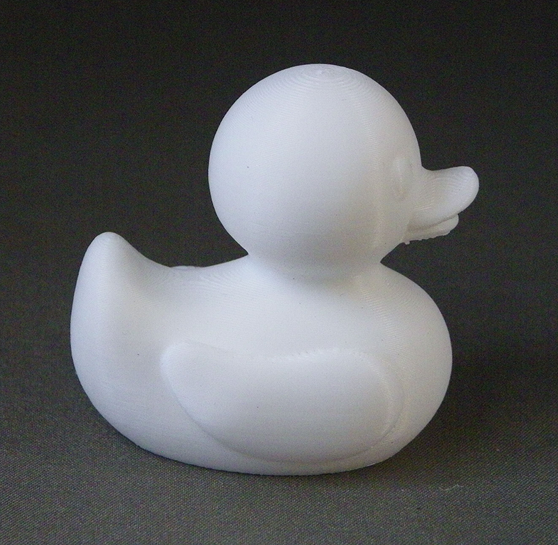(image for) 3D Prints - Normale Badeend 1 - Wit (White)