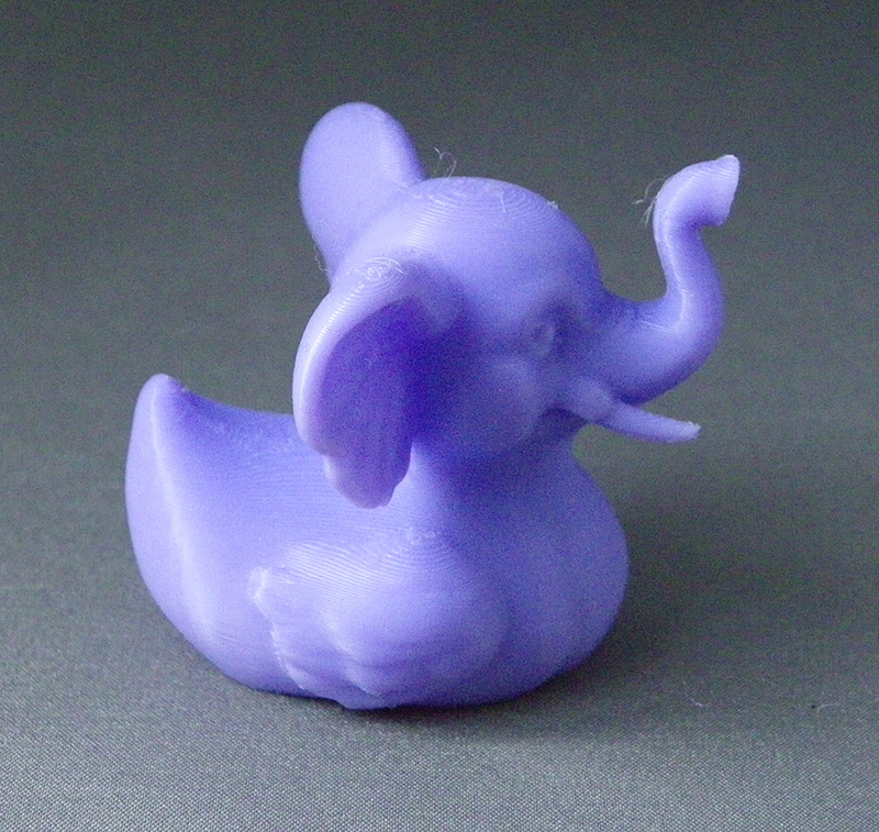 (image for) 3D Prints - Olifant Badeend 1 - Paars (Purple)