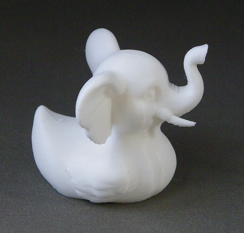 (image for) 3D Prints - Olifant Badeend 1 - Wit (White)