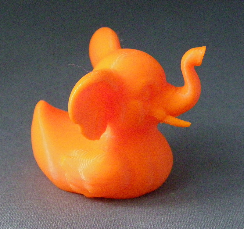 (image for) 3D Prints - Olifant Badeend 1 - Zonnig Oranje (Sunny Orange)