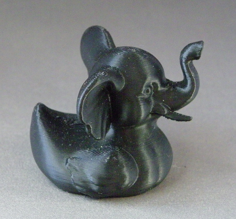 (image for) 3D Prints - Olifant Badeend 1 - Zwart (Black)