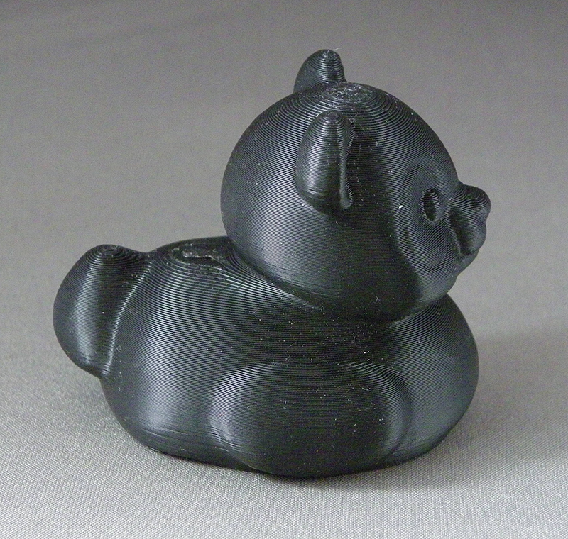 (image for) 3D Prints - Panda Badeend 1 - Zwart (Black)