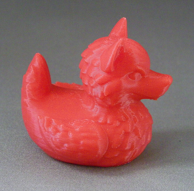 (image for) 3D Prints - Wolf Badeend 1 - Rood (Red)