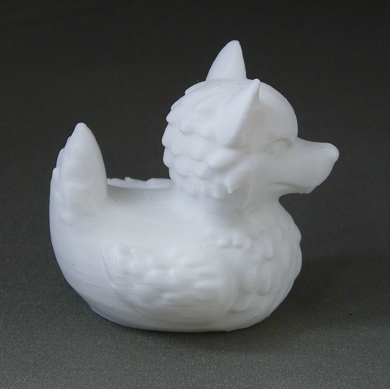 (image for) 3D Prints - Wolf Badeend 1 - Wit (White)