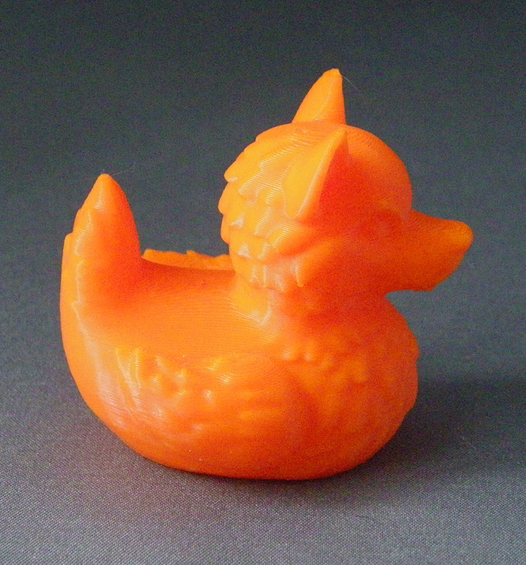 (image for) 3D Prints - Wolf Badeend 1 - Zonnig Oranje (Sunny Orange)