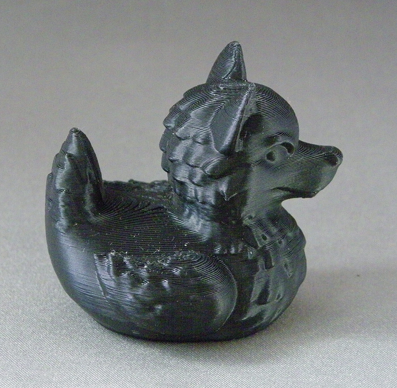 (image for) 3D Prints - Wolf Badeend 1 - Zwart (Black)