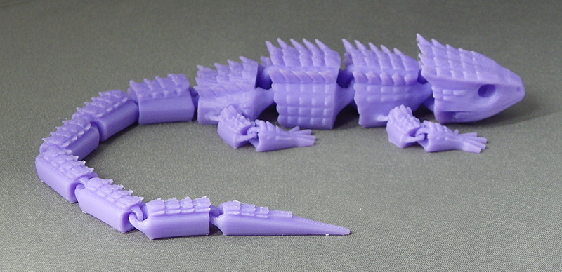 (image for) 3D Prints - Beweegbare Baardagame 1 - Paars (Purple)