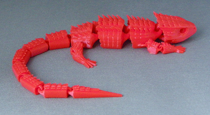 (image for) 3D Prints - Beweegbare Baardagame 1 - Rood (Red)