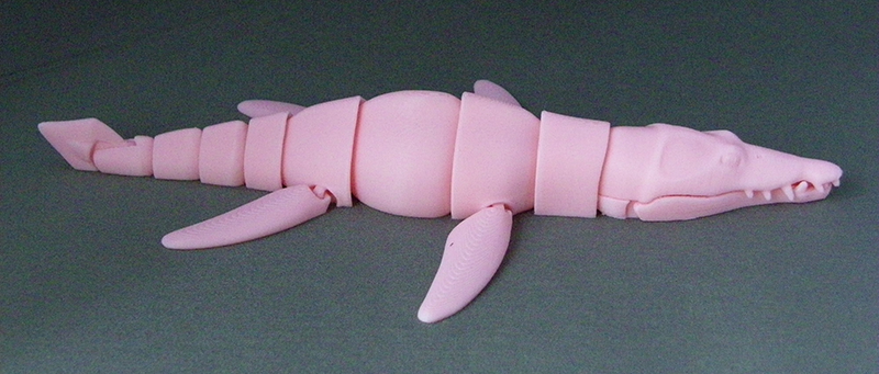 (image for) 3D Prints - Beweegbare Liopleurodon 1 - Kersenroze (Sakura Pink)