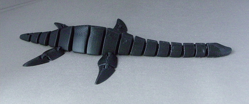 (image for) 3D Prints - Beweegbare Plesiosaurus 1 - Zwart (Black)