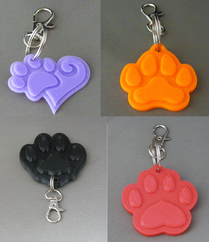 (image for) Dierenpoten Sleutelhangers