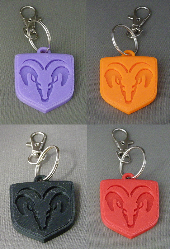 (image for) Dodge Ram Sleutelhangers 1