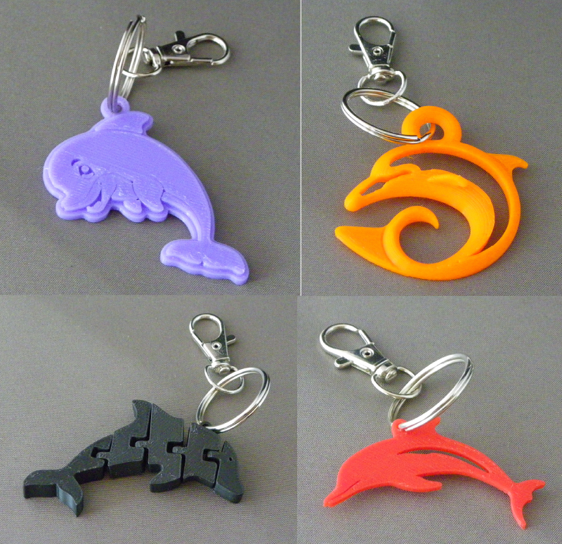 (image for) Dolfijnen Sleutelhangers
