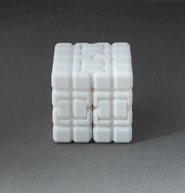 (image for) 3D Prints - Fidget Kubus 1 - Wit (White)