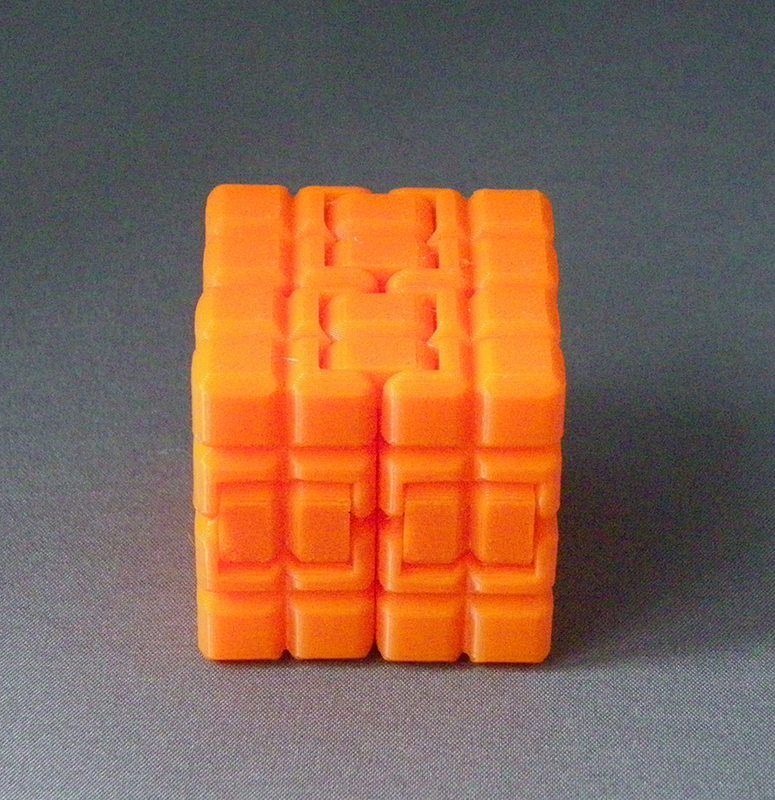 (image for) 3D Prints - Fidget Kubus 1 - Zonnig Oranje (Sunny Orange)