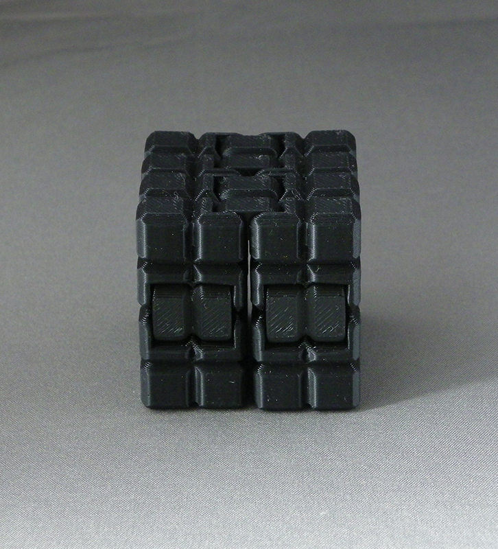 (image for) 3D Prints - Fidget Kubus 1 - Zwart (Black)