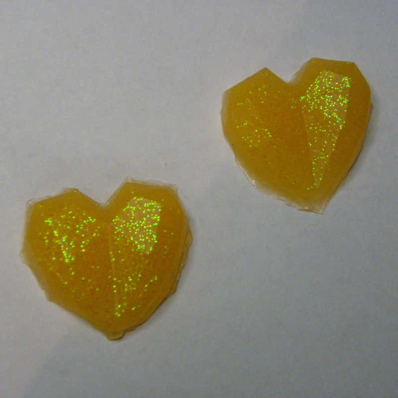 (image for) Handgemaakte Squishies met Geur - Harten Squishies - Mango