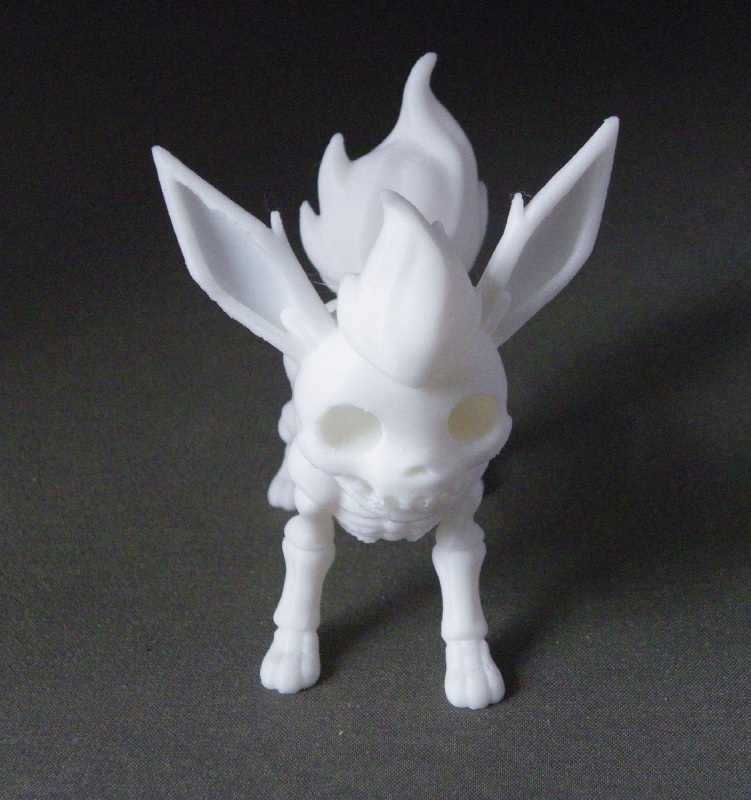 (image for) 3D Prints - Flareon Skelet (Meerdere Kleuren Mogelijk)