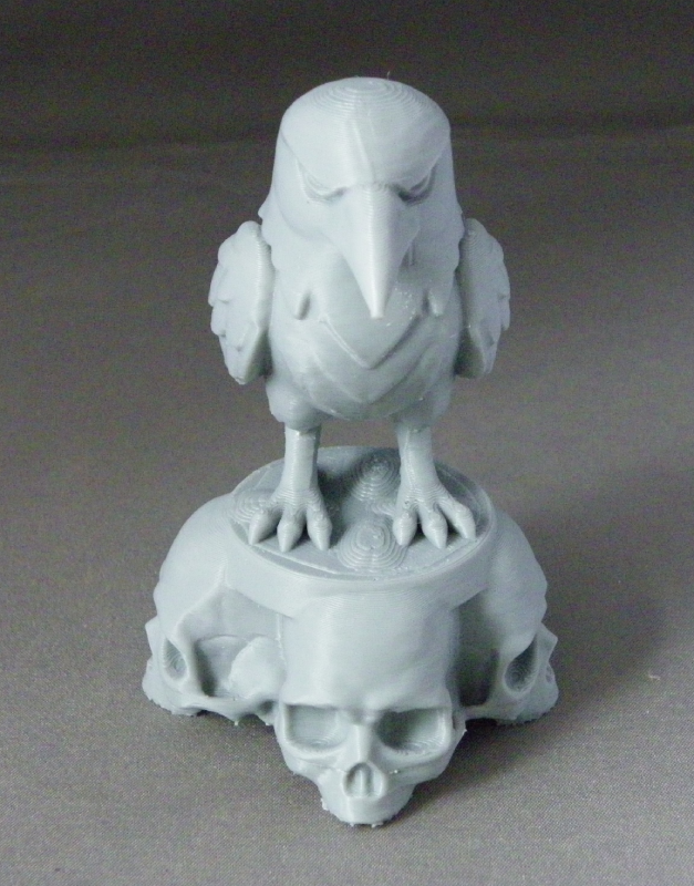 (image for) 3D Prints - Raaf op Schedels 1 (Meerdere Kleuren Mogelijk)