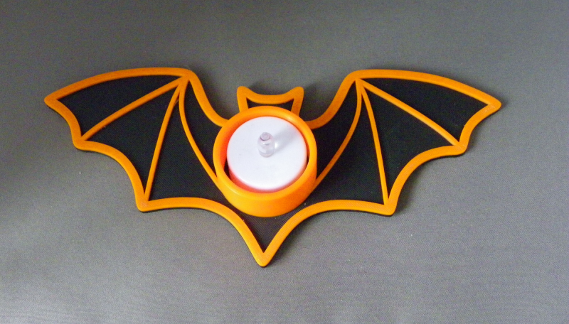 (image for) 3D Prints - Vleermuis Theelichthouder 1 (Meerdere Kleuren Mogelijk)