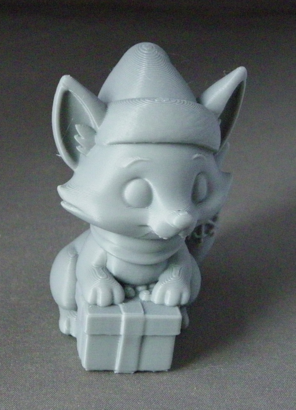 (image for) 3D Prints - Vos met Kado 1 (Meerdere Kleuren Mogelijk)
