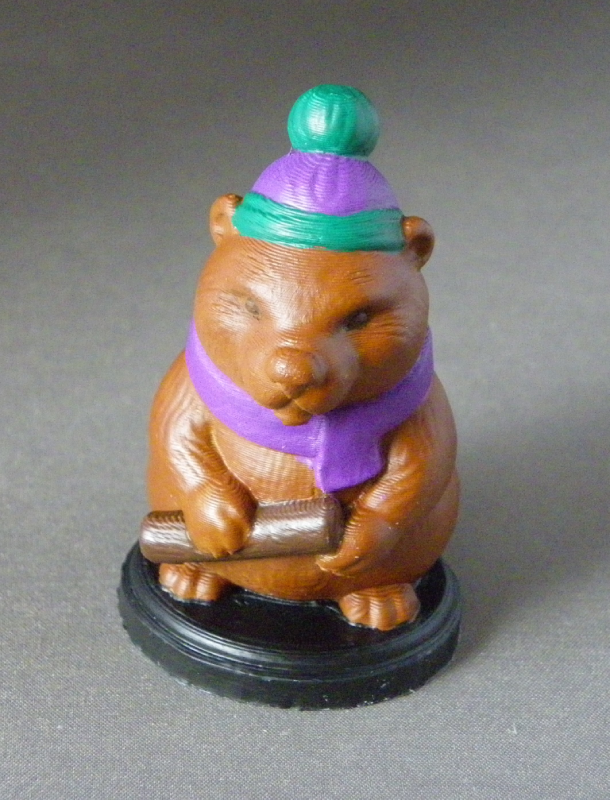 (image for) 3D Prints - Winter Bever 1 - Geschilderd
