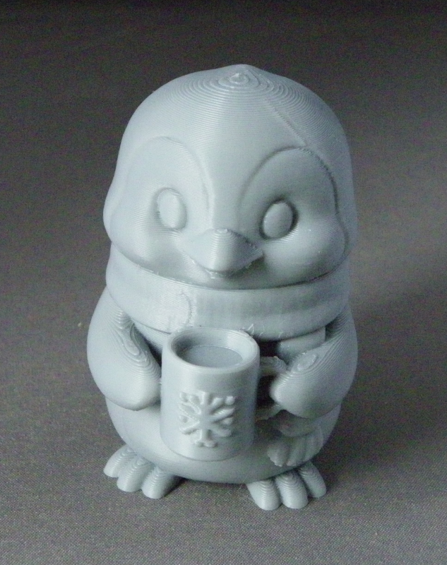 (image for) 3D Prints - Winter Pinguïn 1 (Meerdere Kleuren Mogelijk)