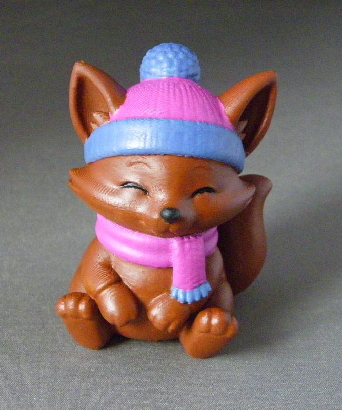 (image for) 3D Prints - Winter Vos 1 - Geschilderd