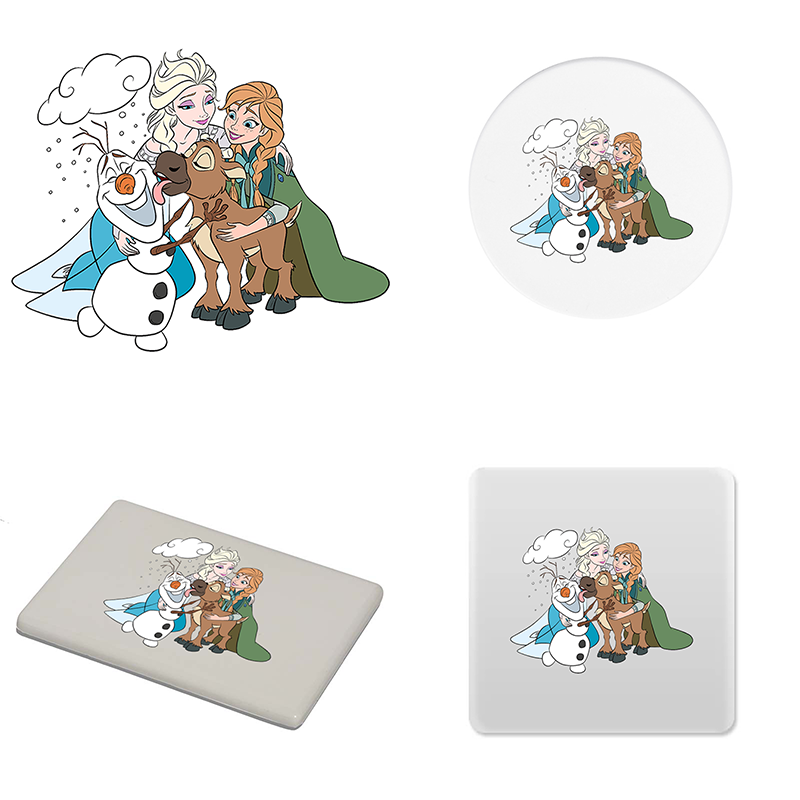 (image for) Magneet - Frozen - Anna, Elsa, Olaf en Sven 1