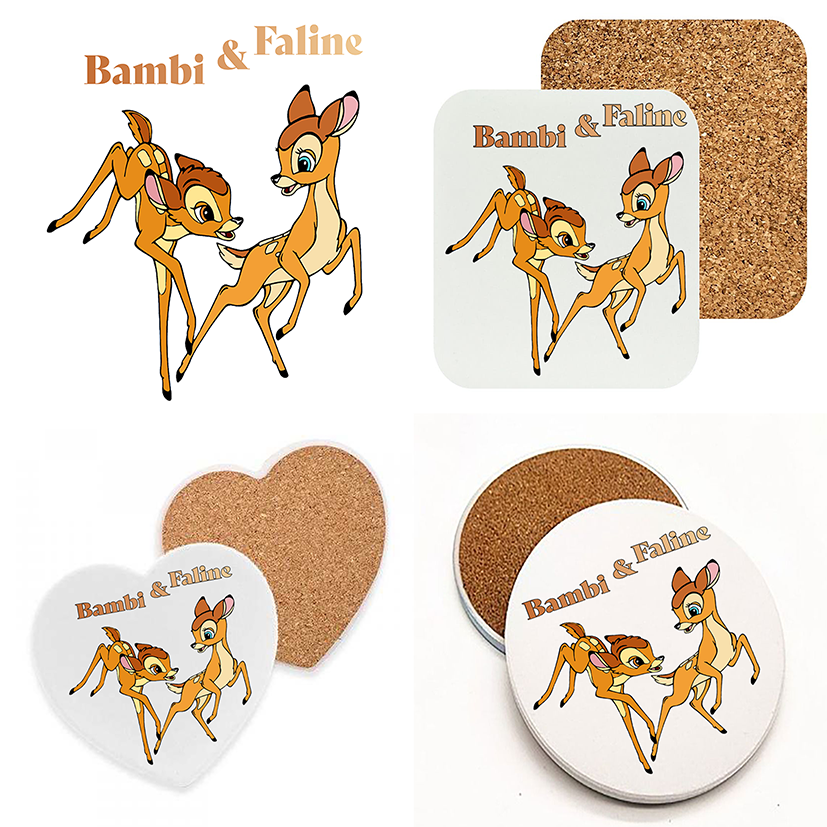(image for) Onderzetter - Bambi - Bambi en Faline 1