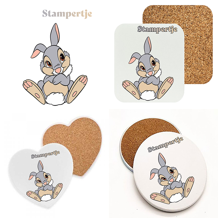 (image for) Onderzetter - Bambi - Stampertje 1