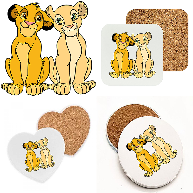 (image for) Onderzetter - De Leeuwenkoning - Simba en Nala 2