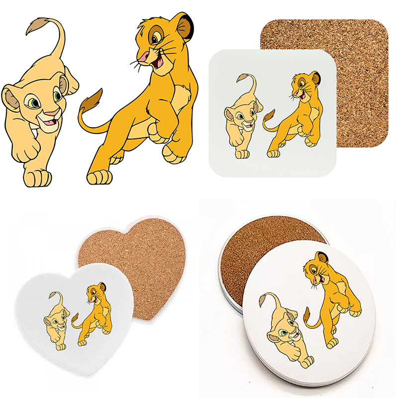 (image for) Onderzetter - De Leeuwenkoning - Simba en Nala 3