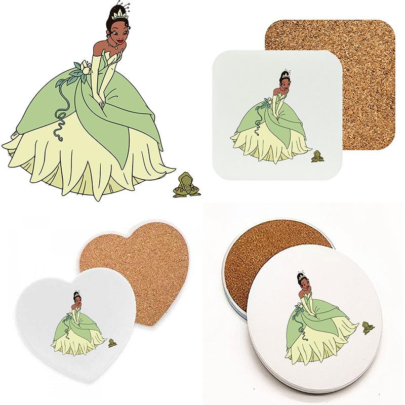 (image for) Onderzetter - De Prinses en de Kikker - Tiana en Naveen 1