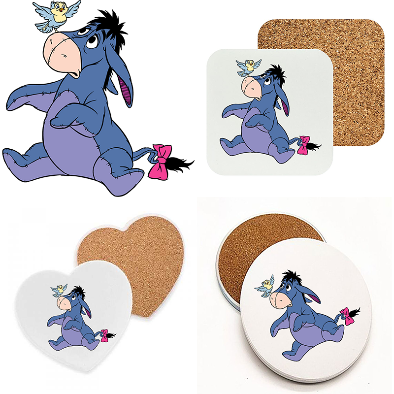 (image for) Onderzetter - Winnie de Poeh - Eeyore 1