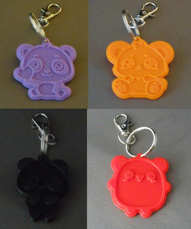 (image for) Panda's Sleutelhangers