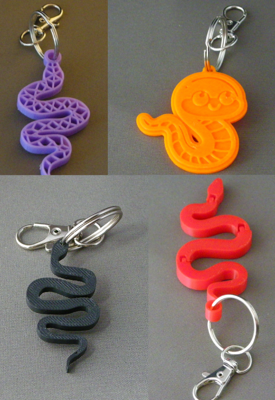 (image for) Slangen Sleutelhangers
